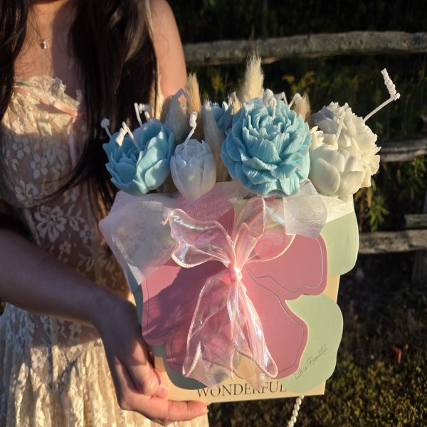 Scented Flower Candle Bouquet/ Gift Boxes