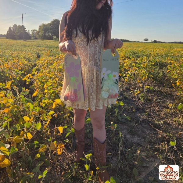 Rose & Heart Charm Set